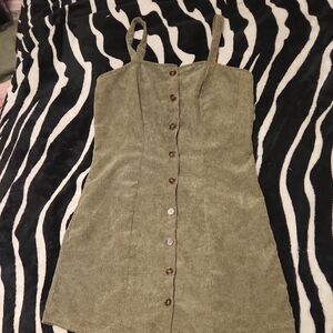 Old Navy Olive Green High Low Dress
